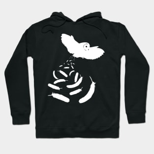 Cute Snowy Owl In Feathers For Nature Lovers Hoodie